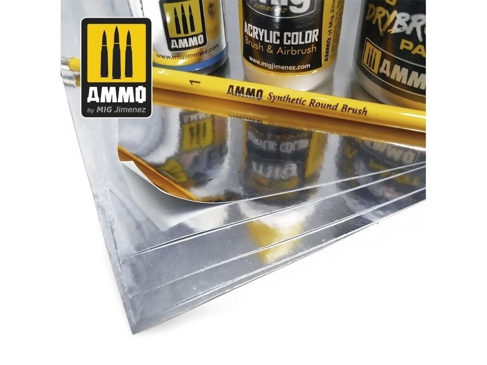 AMMO MIG - Chrome Sheets 280X195 Mm 8248