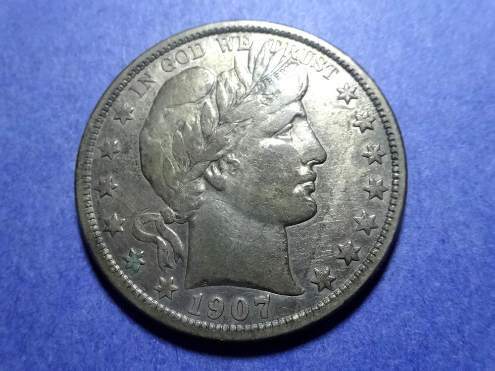 1907-D Barber Half  VF