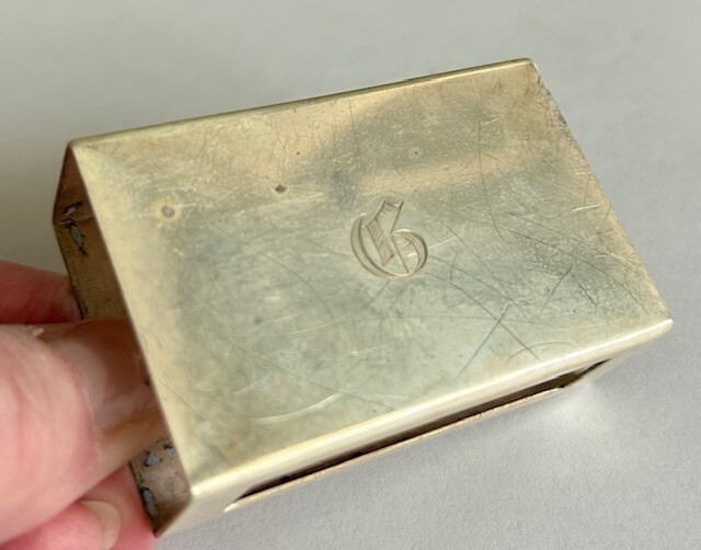 Sterling Silver Authentic Tiffany & Co Matchbox Cover