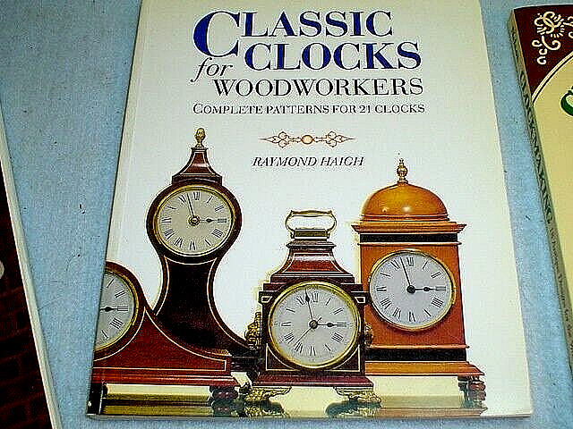 3 CLOCKMAKERS SOFT COVER HOW TO MAKE CLOCKS BOOKS