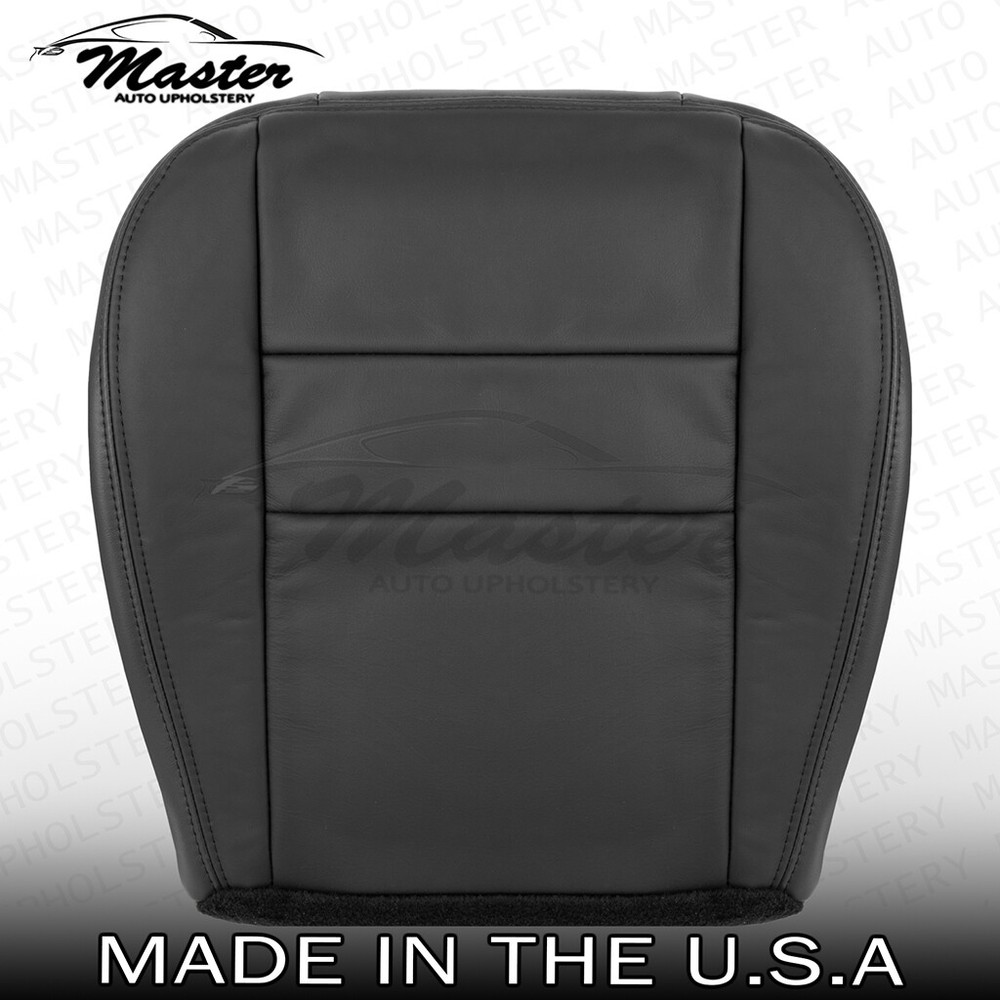 Replacement Fits 2009 - 2012 Ford Escape Front SOLID Black Leather Seat Covers
