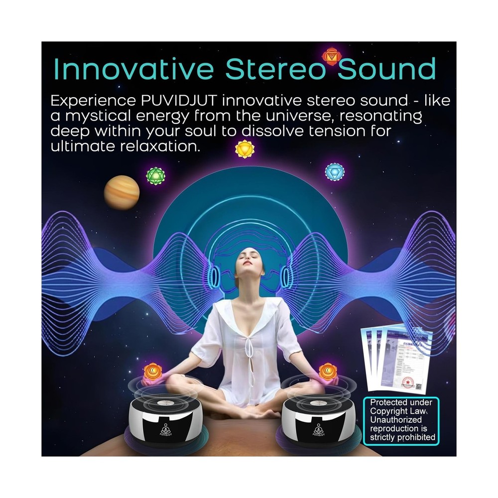 Sound Frequency Instruments, Meditation Tone TWS Machine- Solfeggio Bath Devi...