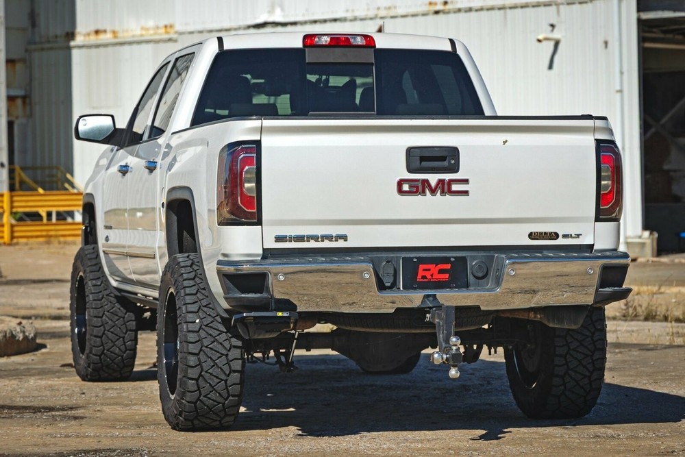 Rough Country Retractable Bed Step Manual Pull GM 1500 2WD/4wd 2014-2018