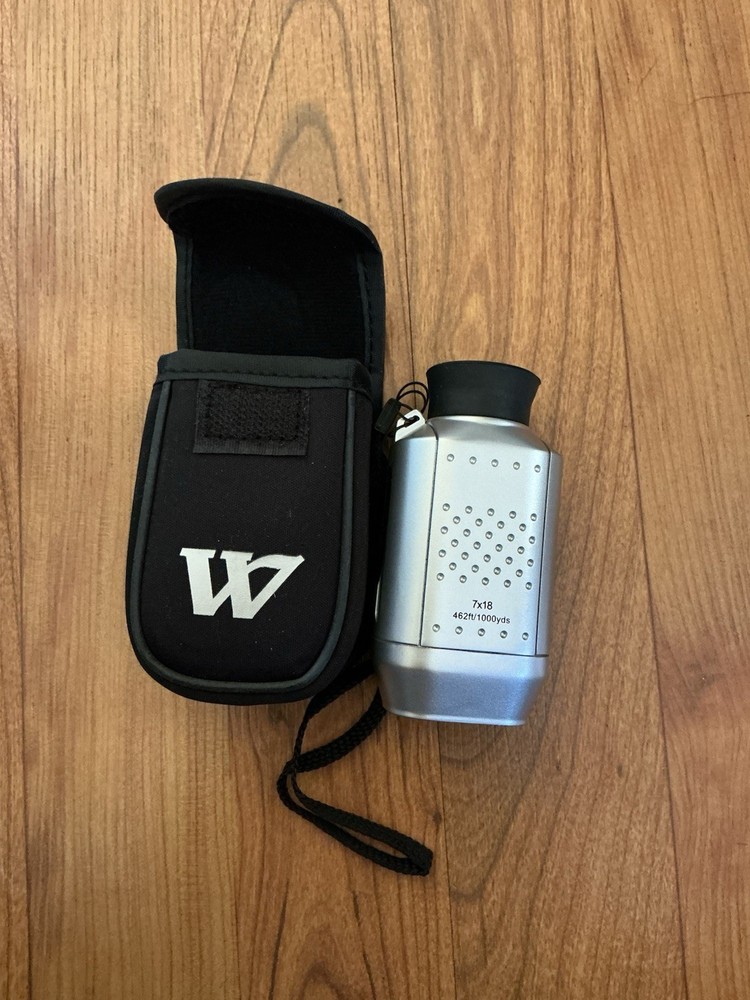 Warrior Custom Golf Digital 7x Golf Scope, Ruby Optics, Padded Case