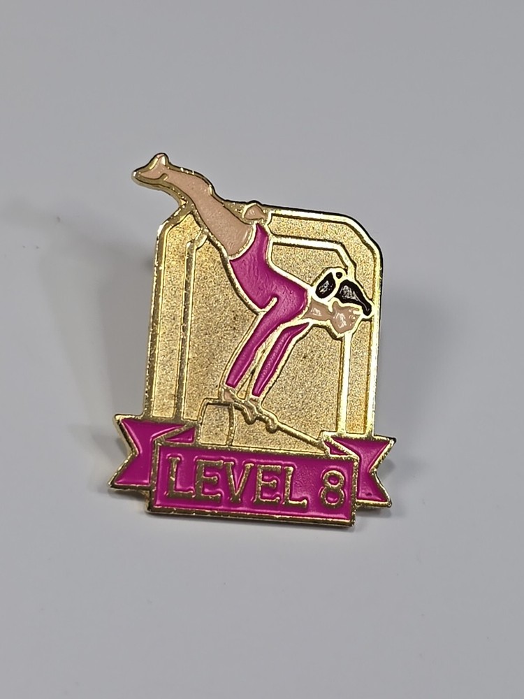 Gymnastics Level 8 Lapel Pin