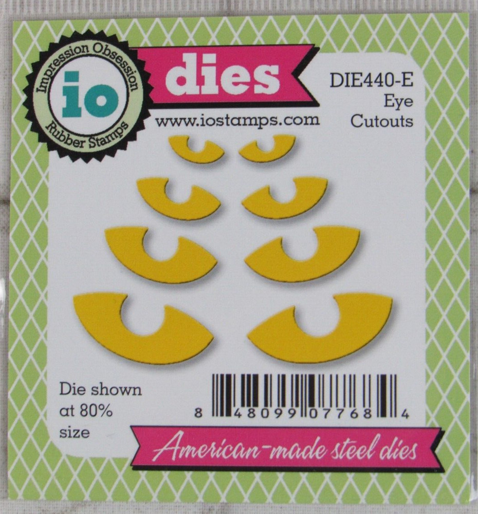 Impression Obsession Eye Cutouts Die Cut, DIE440-E