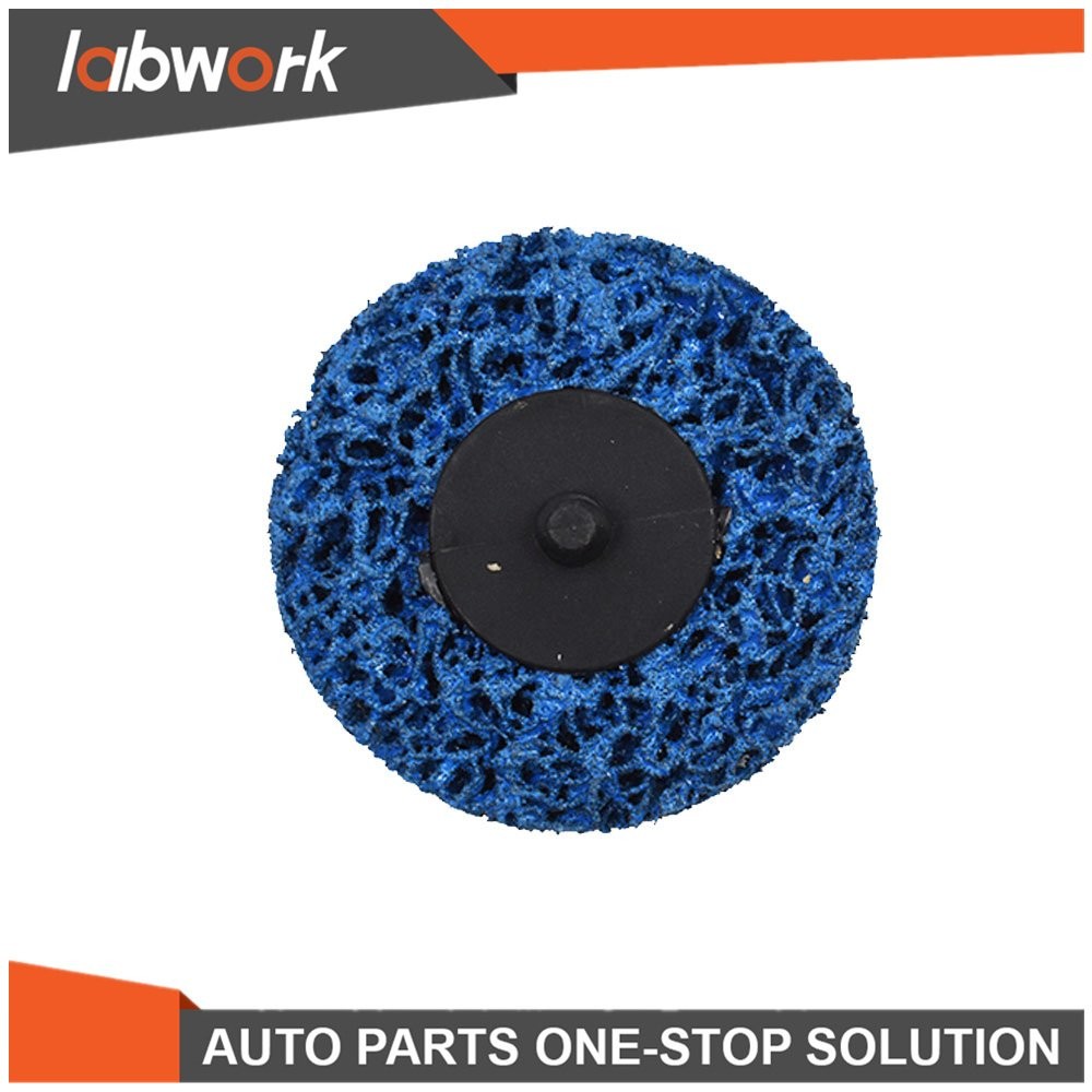 Labwork Quick Change Easy Strip & Clean Discs For Paint Rust Blue 5 Pack 3 Inch