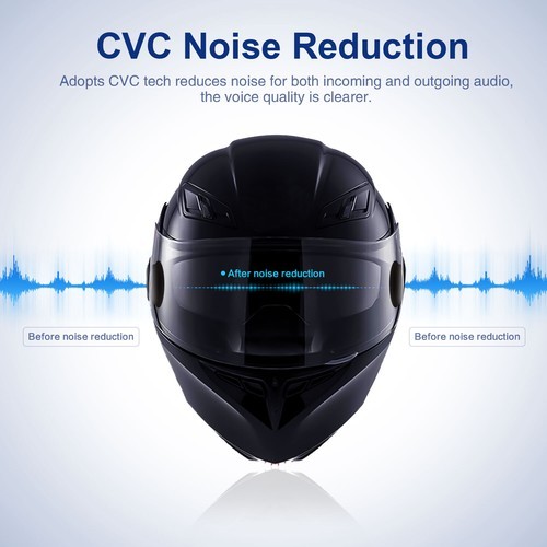 2M1-S Plus Motorcycle Bluetooth Headset | 10-Rider Intercom Communication System