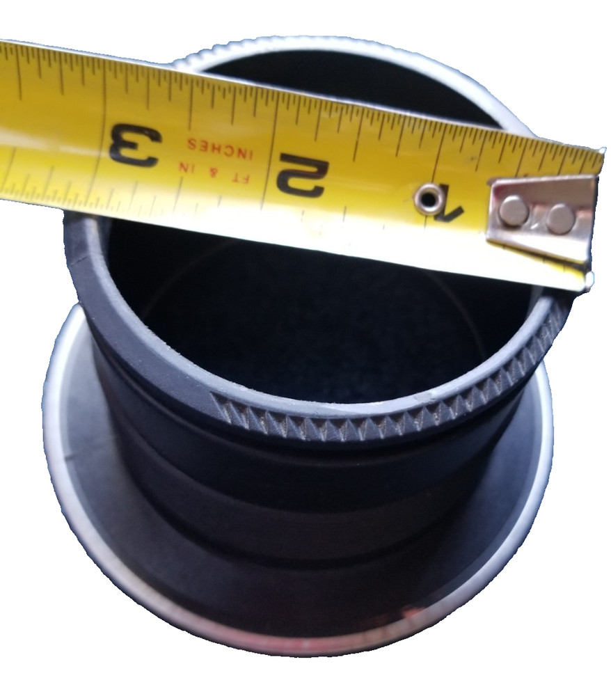 Garbage Disposal Flange threaded ABS with chrome ring, New