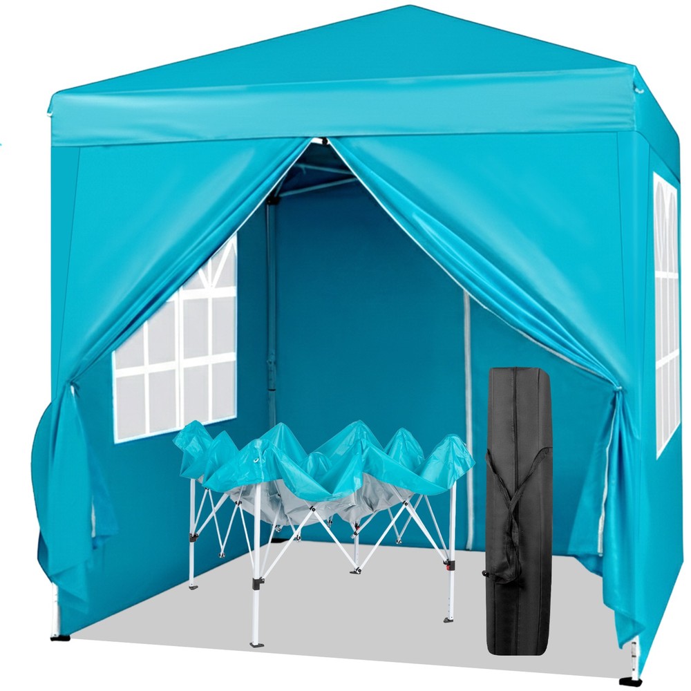 6.5X6.5FT Two Doors & Two Windows Practical Waterproof Right-Angle Folding Tent