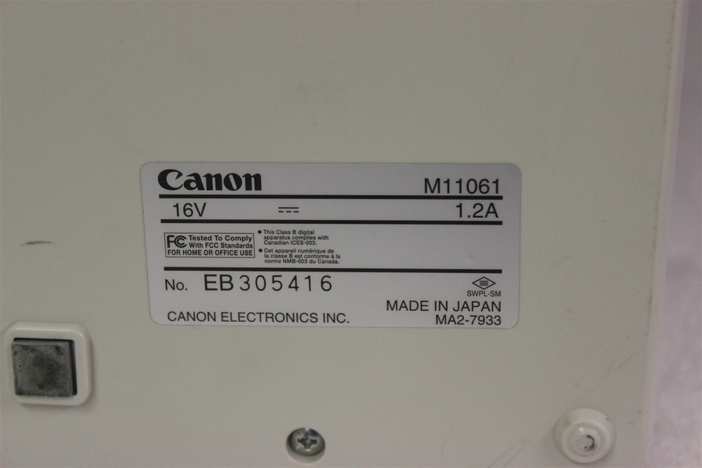 Canon ImageFORMULA CR-25 Check Scanner