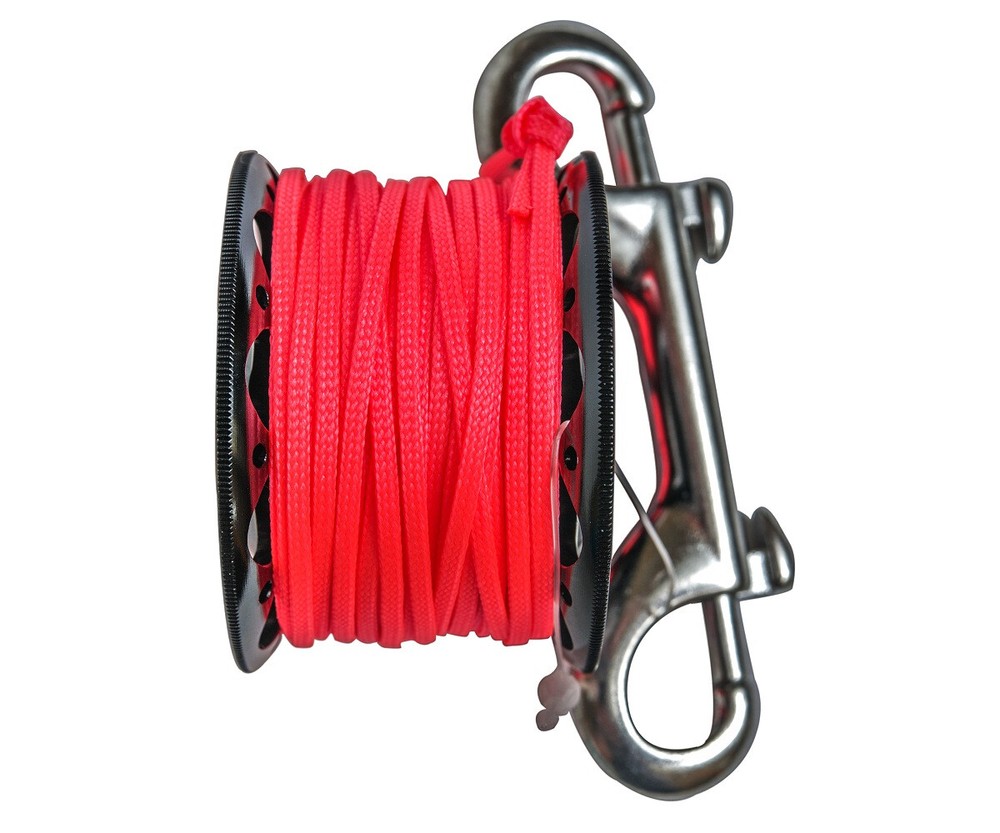 Storm Dive Reel 30M Flat Orange String w/ Stainless Hook