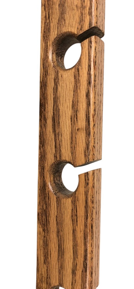 Handmade Oak Hat Rack Baseball Cap Rack Holds 12 Caps