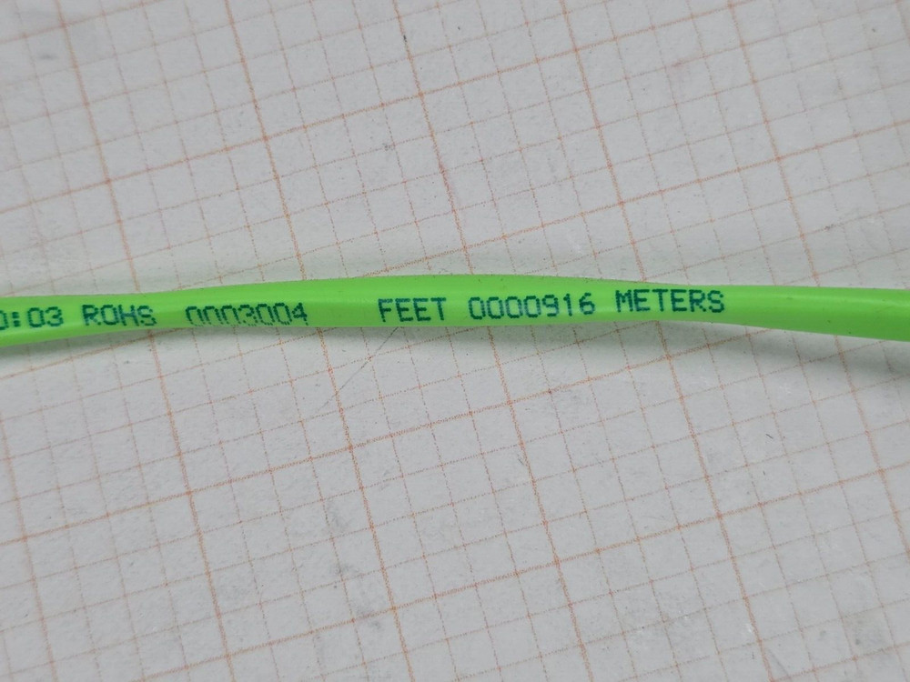 Belden Wire 2285P 18/2C Solid Plenum Light Dimmer Control Cable CMP Green /50ft