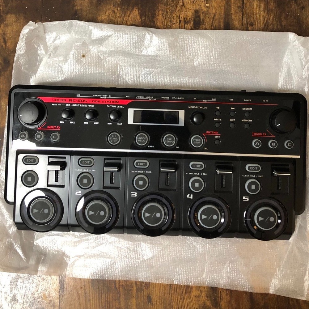 Boss RC-505 Loop Station Phrase Recorder Keyboard Effect Workstation Table top