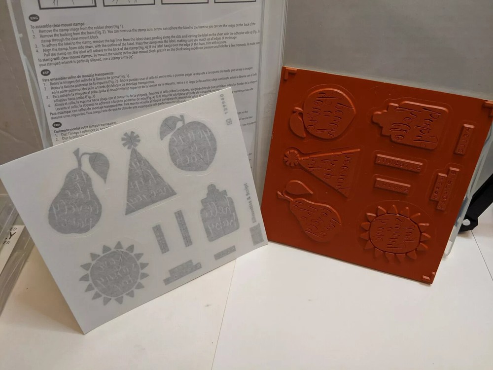 Stampin Up Silhouettes & Script Stamp Set