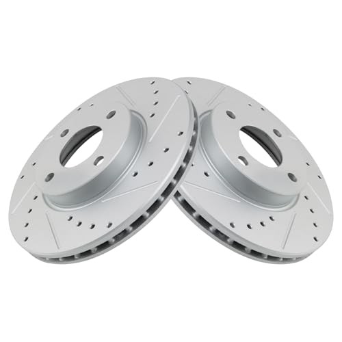 Front Brake Pad and Rotor Set Ceramic G Coated BKA48105 Performance Ceramic