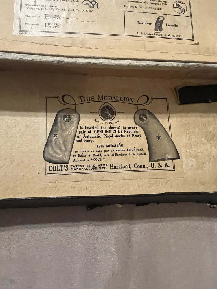 POOR CONDITION Colt Pre War Box