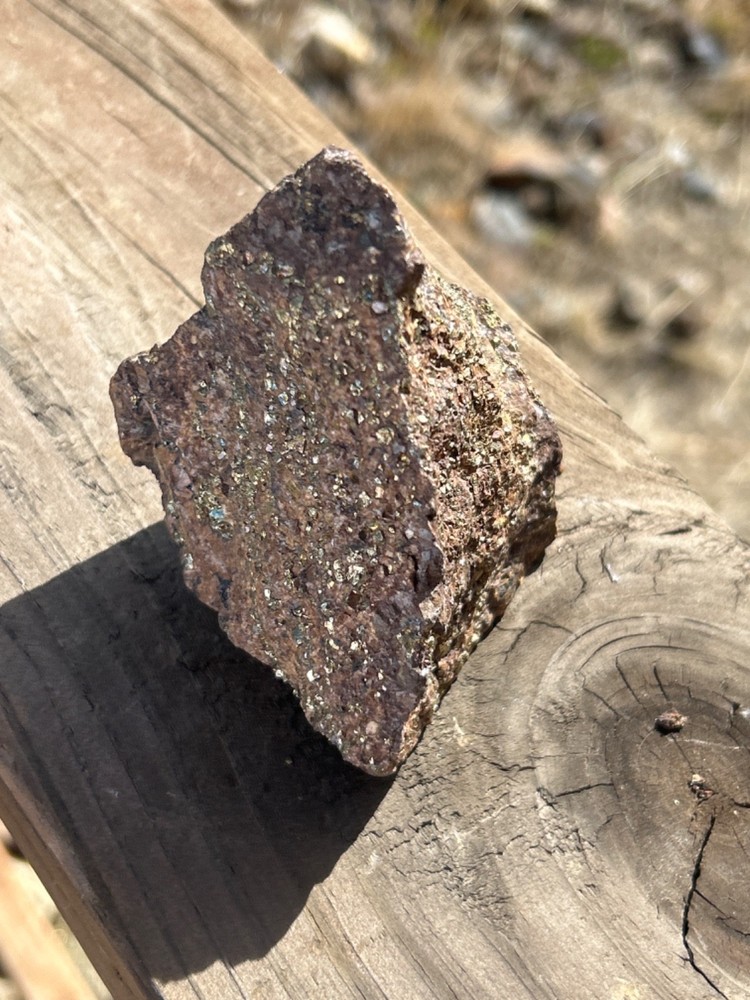 Gold ore sample