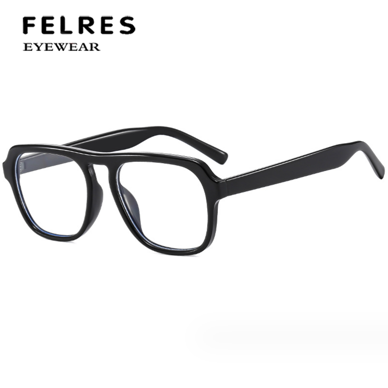 Blue Light Blocking Square Reading Glasses Men Women Full Frame Classic Glasses