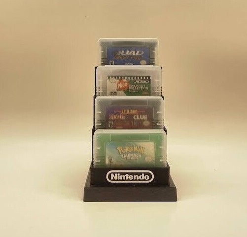 Game Boy Advanced SP 9 Games in Protective Cases Cartridge Display (Customize)