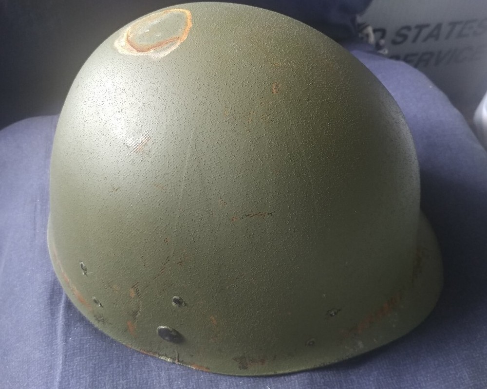 Vintage M1 Helmet With Liner