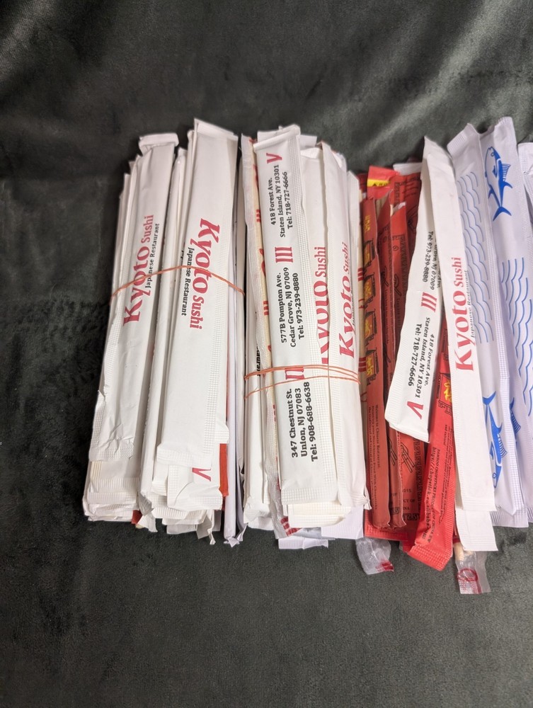 disposable chopsticks. Mix Lot.