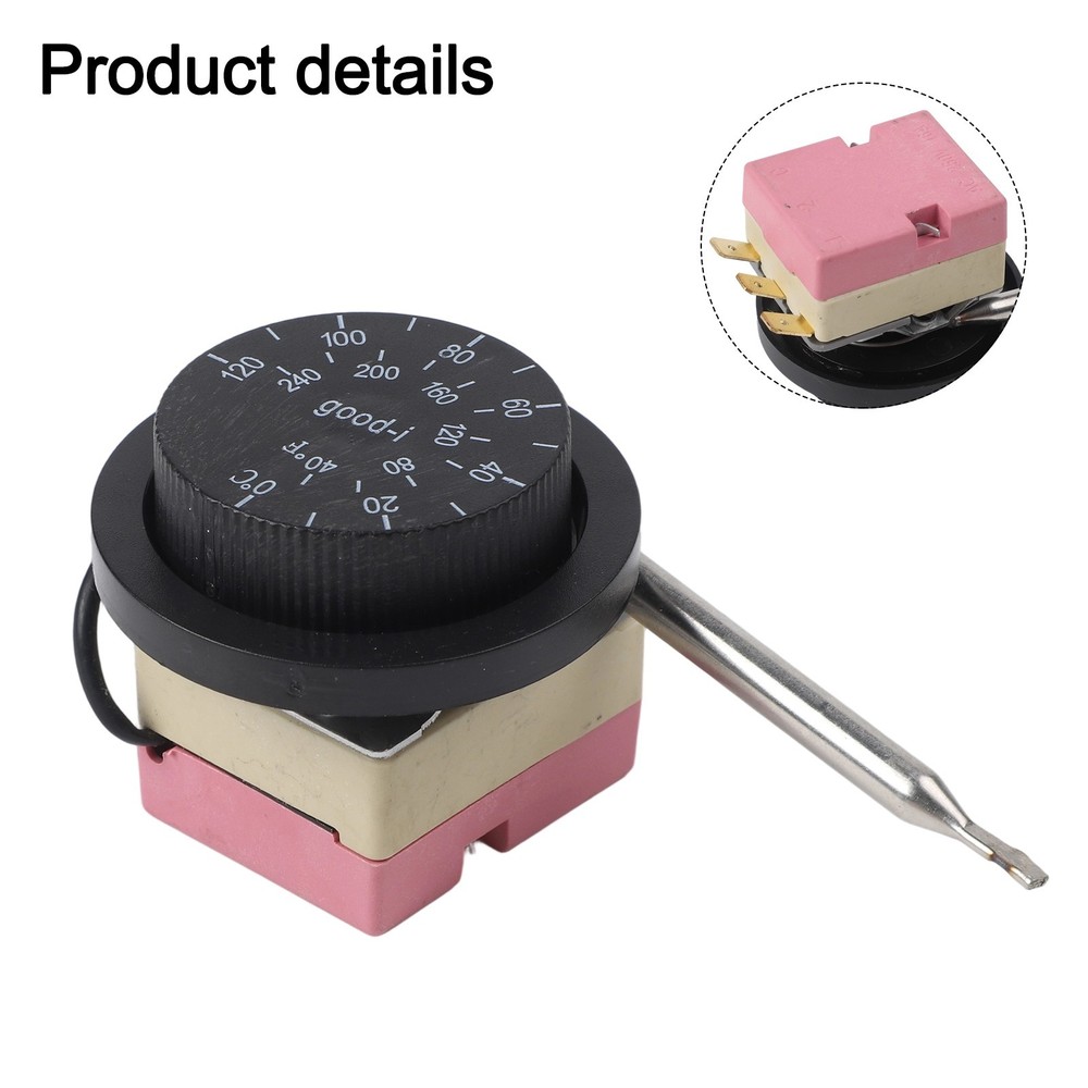 Temperature Controller with 1m Sensing Line Length and 75mm Sensing Rod Length
