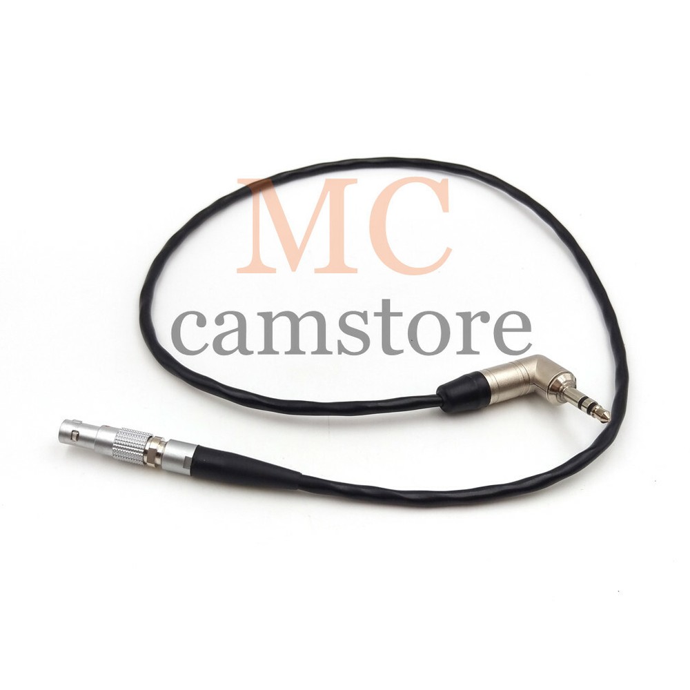 00B 4pin to 3.5 audio head, Easync Synchronize Timecode cable For ARRI Mini 20"