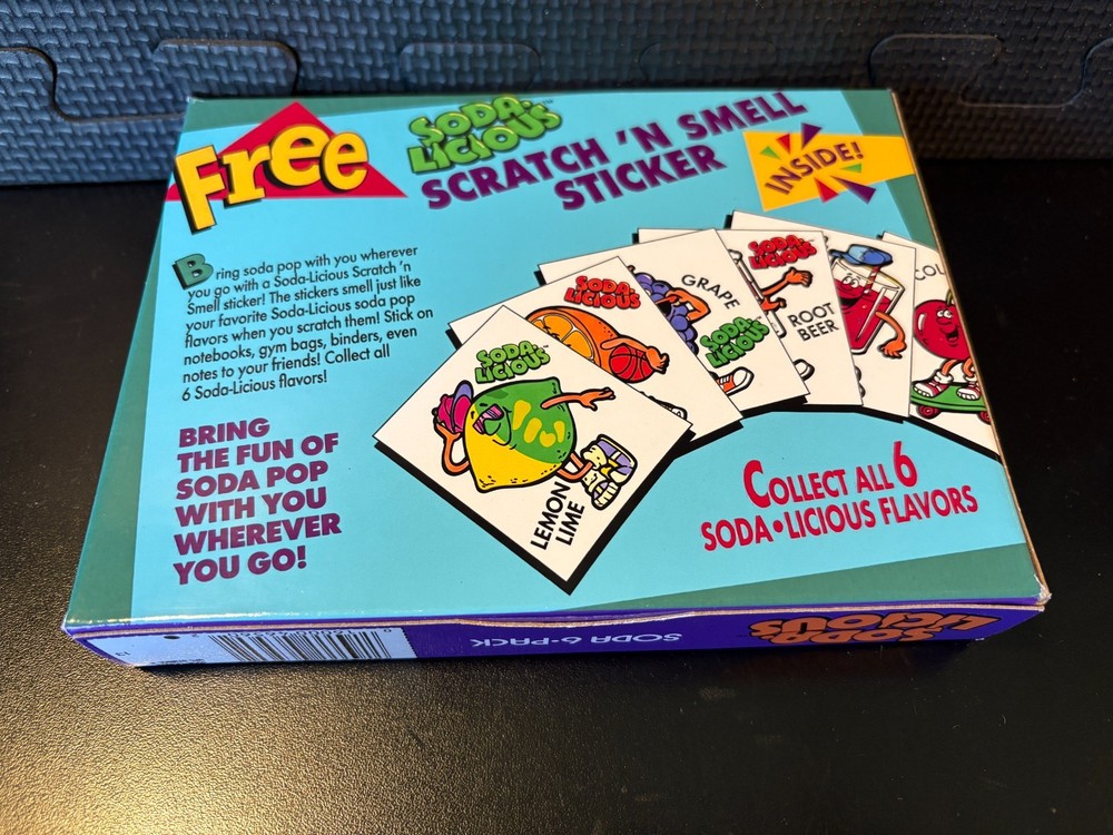 Soda Licious fruit snacks - Empty custom design display box