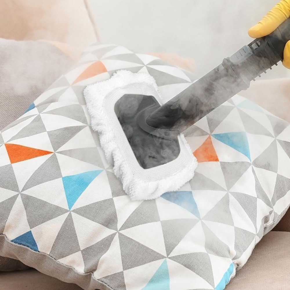Eco-Friendly 4 PCS Reusable Microfiber Steam Mop Pads & Versatile Attachments