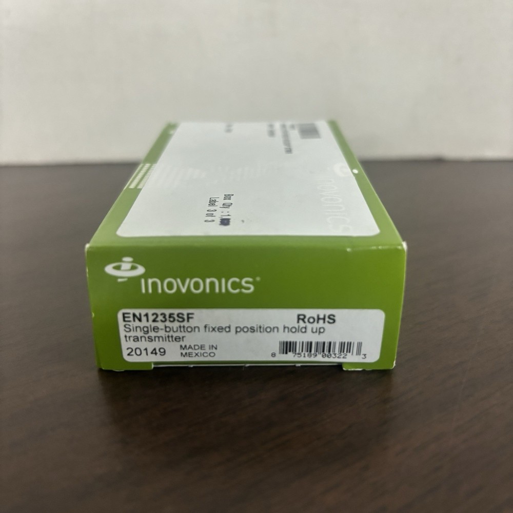NEW Inovonics EN1235SF Single-button Fixed Position Hold Up Transmitter