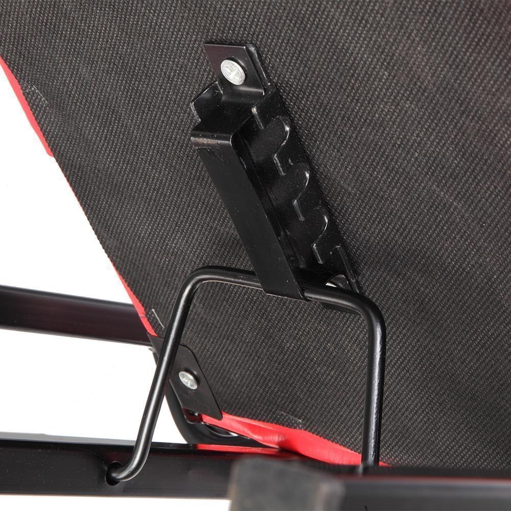 40" Ajustable Mechanics Creeper Rolling Seat Shop Garage Work Stool Tool Red