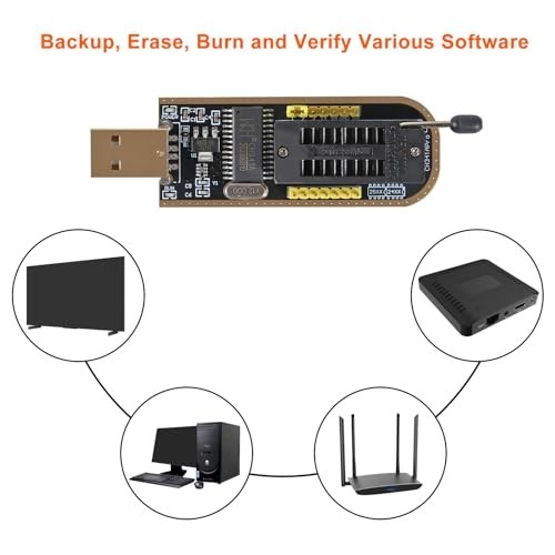 SOIC8 SOP8 Flash Chip IC Test Clip Socket Adapter Programmer for EEPROM BIOS USB