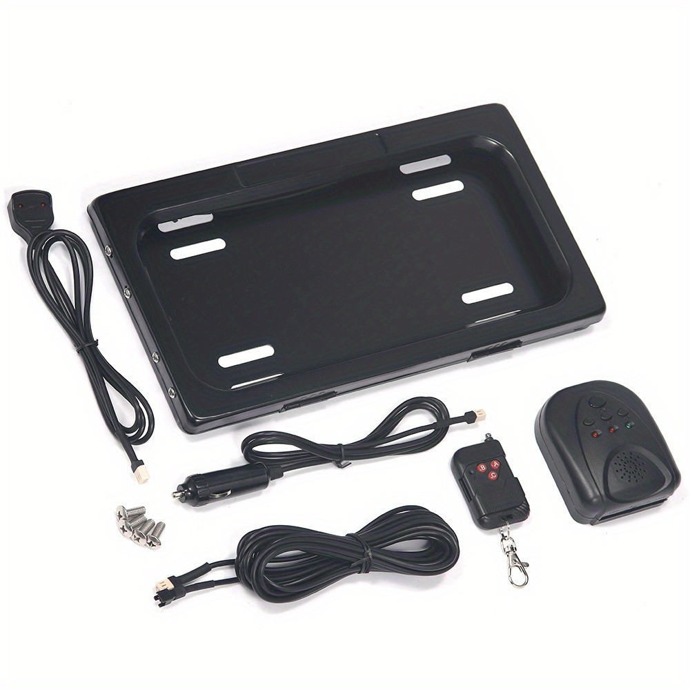 Frame, Remote Control Flip  Plate Holder for Car