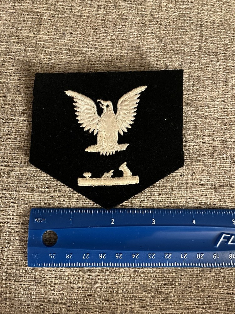 US Navy Patternmaker Enlisted Rate Rating Patch Black