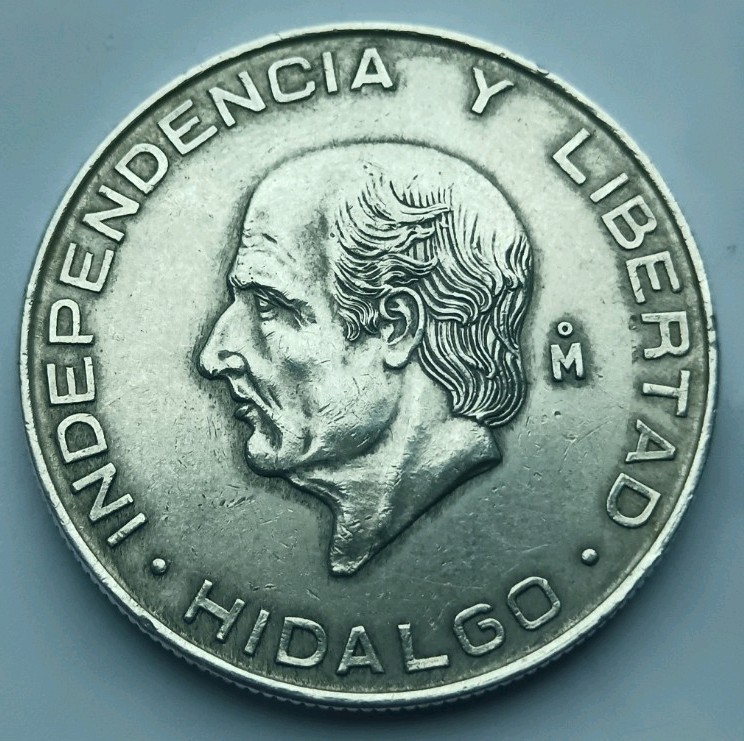Mexico 5 Pesos 1957 Silver Coin