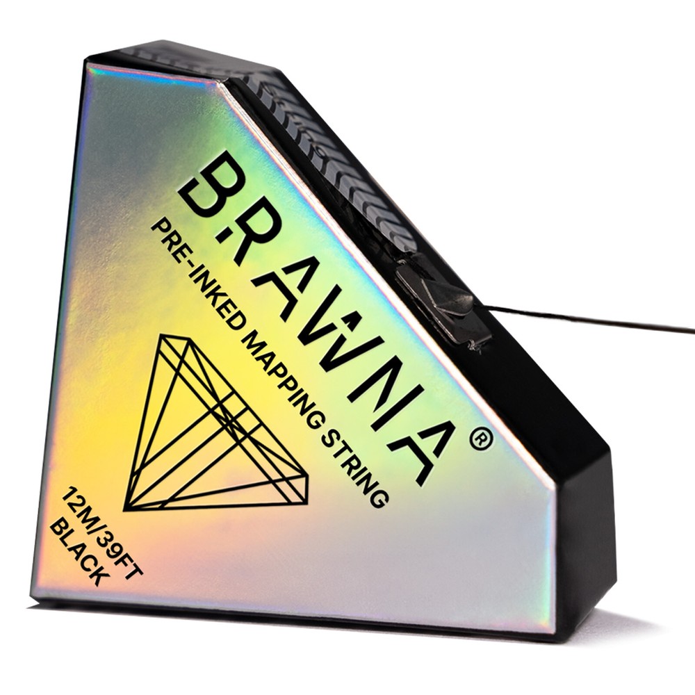 Pre-Inked Eyebrow Mapping String |Natural Bamboo Charcoal | Microblading PMU Kit