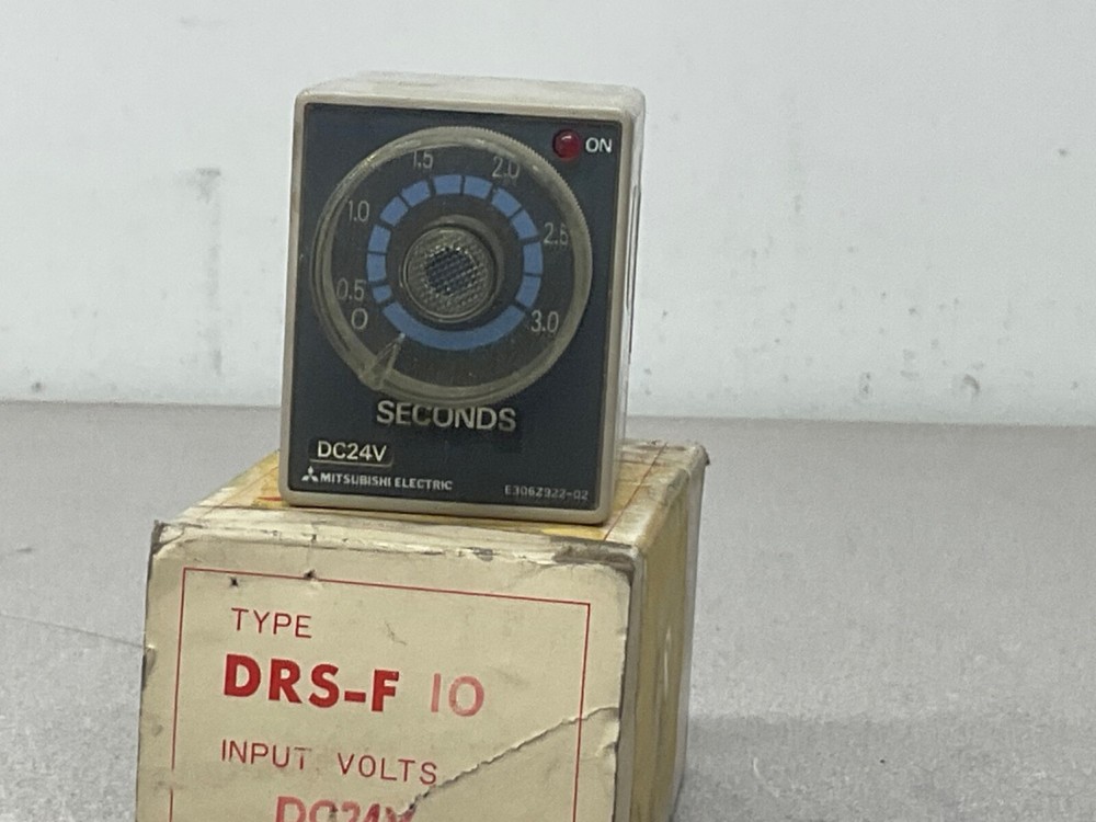 NEW Mitsubishi DRS-F Solid State Timer Relay; 0-3 Sec., DC24V
