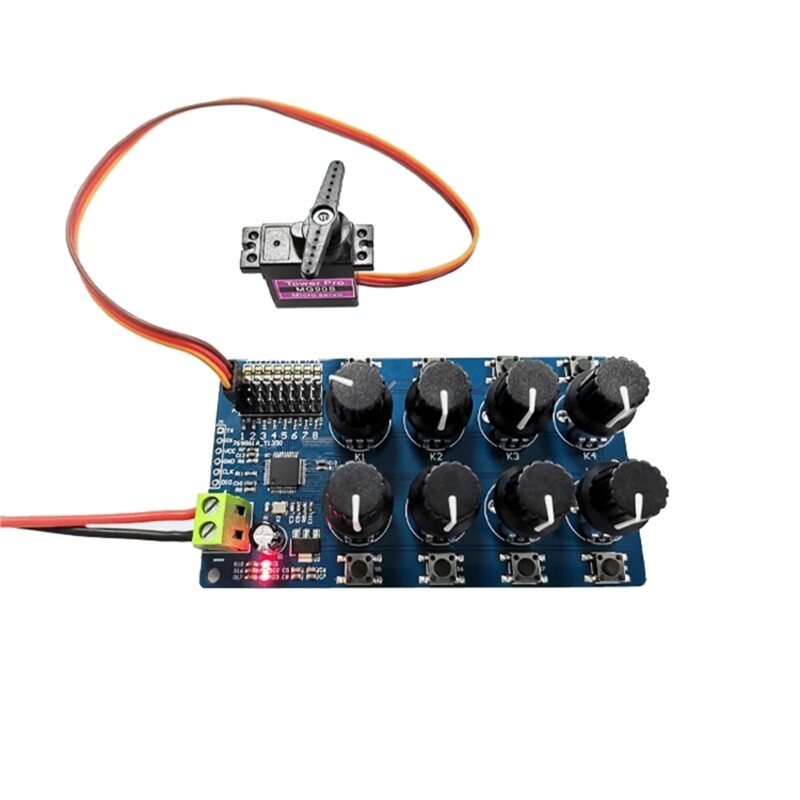 MultiFunction 8Way Servo Control Board for Robotics Engineering Projects