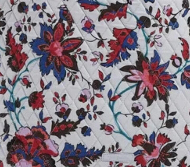 Vera Bradley Automatic Mini Umbrella Vineyard Floral NEW