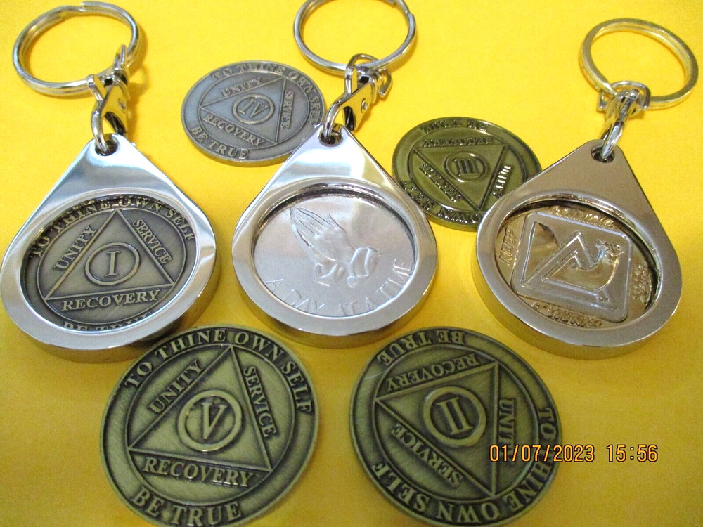 Bronze Coin Rule 62 12 Step Program Pocket Token