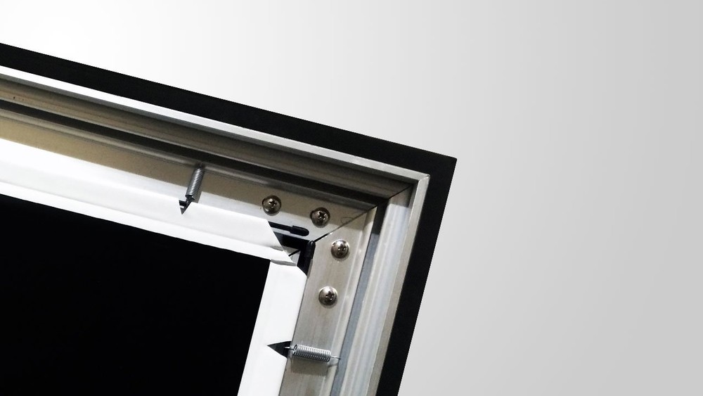 STR-16992-WAB Silver Ticket 92" Fixed Frame 16:9 Projector Screen AT Material