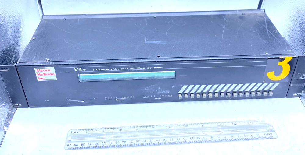 Alcorn McBride V4+ Video Disc and Show Controller 4 Channel Working