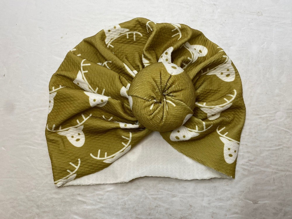 Baby Deer Patterned Headwrap • Multicolor