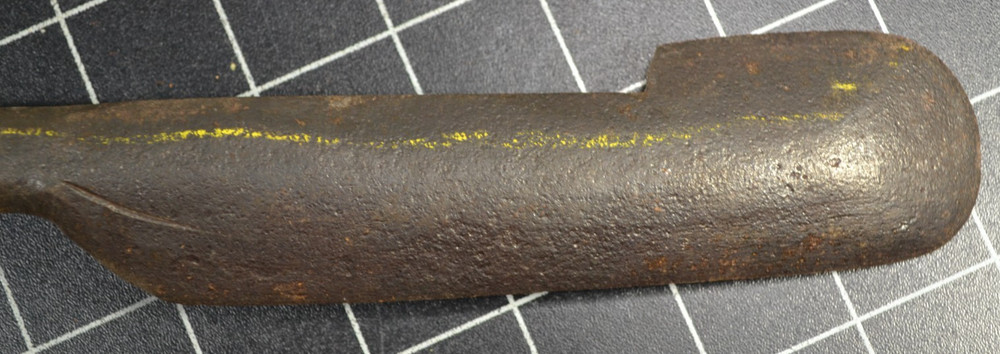BARK SPUD - BLACKSMITH MADE - ALL ORIGINAL
