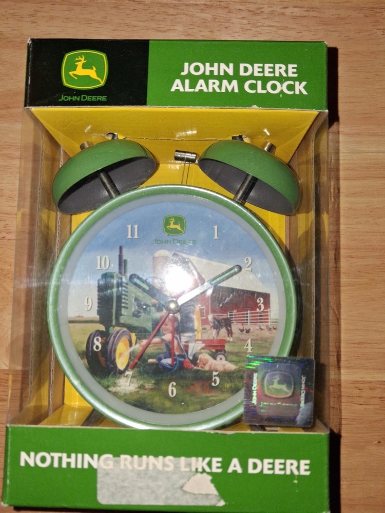 John Deere Twin Bell Alarm Clock