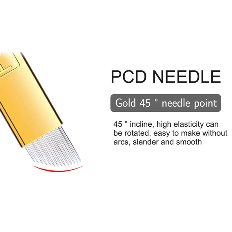 12F PIN Microblading Hard PCD NeedlBlade Permanent Makeup Eyebrow Tattoo Needles