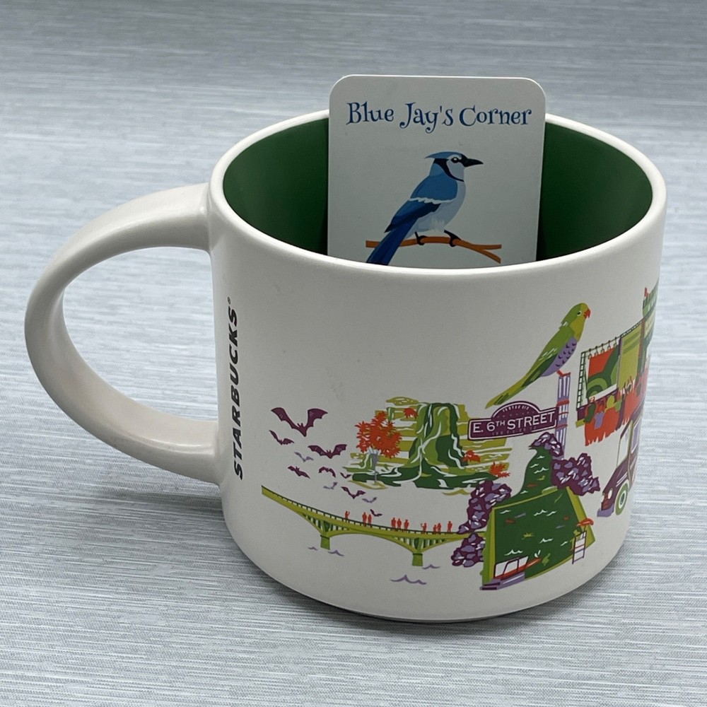 Starbucks Austin Texas Mug Discovery Series Stackable Coffee 2024 14oz