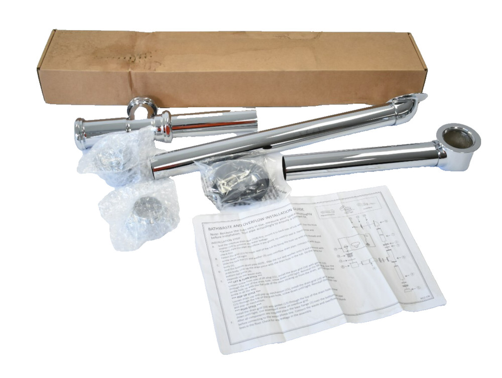 Barclay Exposed Bath Tub Waste & Overflow 1-1/2" Polished Chrome 5599-CP